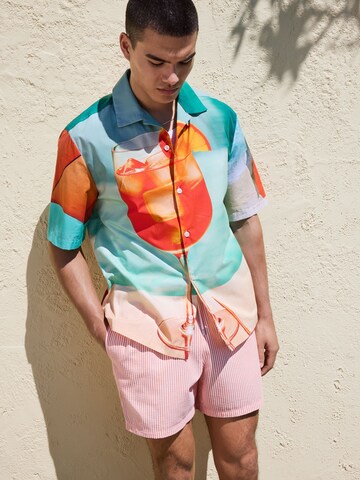 Coupe regular Chemise Next en bleu : devant