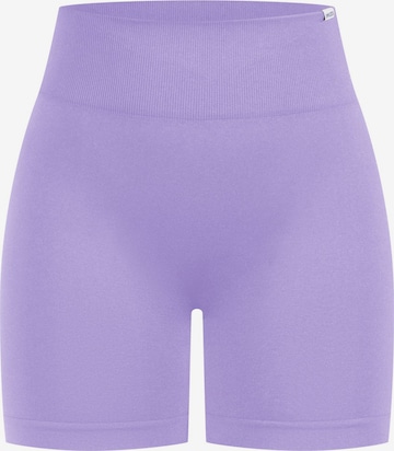 Pantalon de sport Smilodox en violet : devant