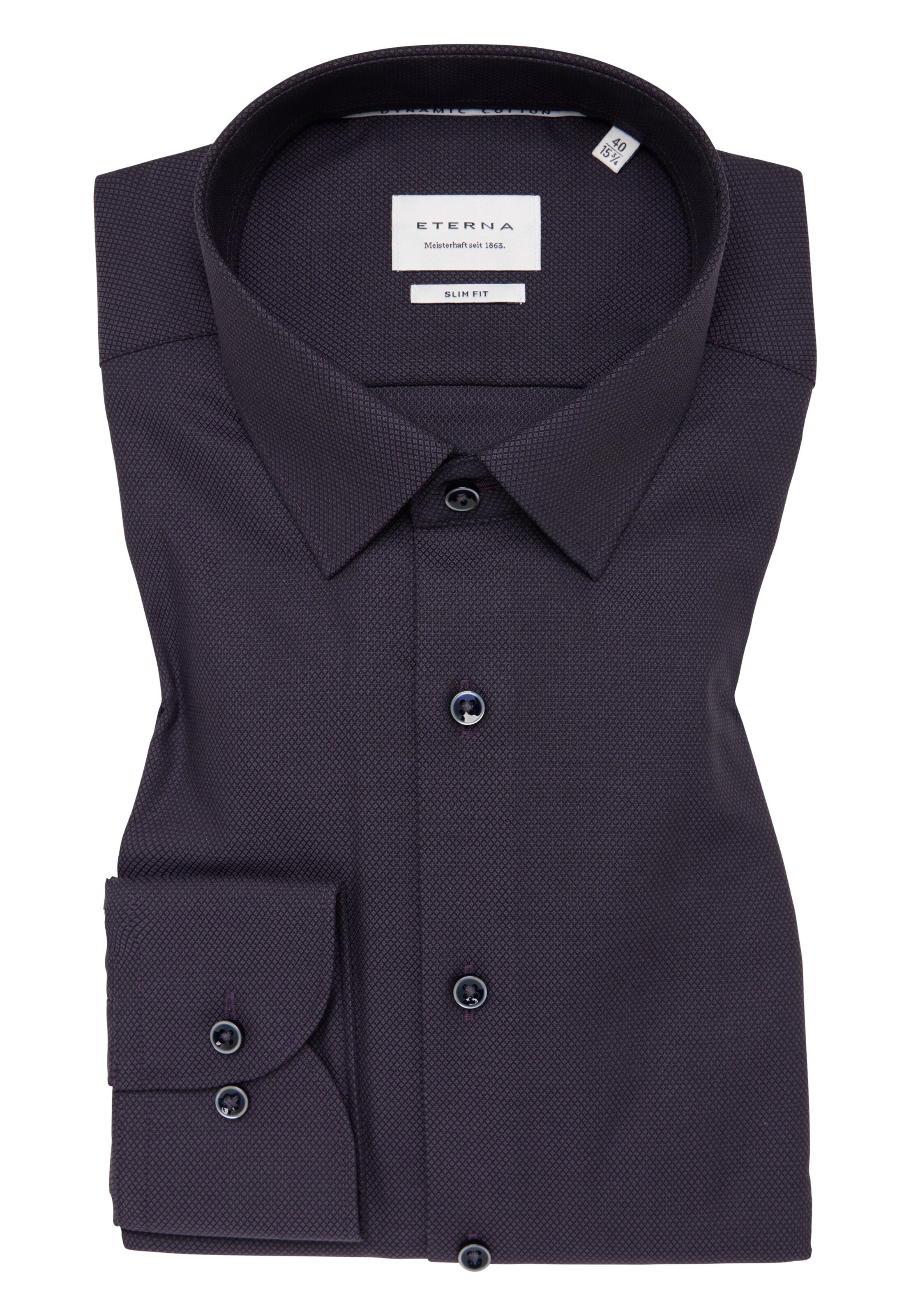 ETERNA Slim fit Business Shirt ' SLIM FIT ' in Purple
