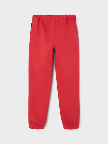 NAME IT Zúžený Kalhoty – červená