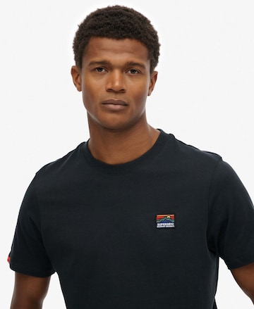T-Shirt 'Great Outdoors' Superdry & Co en bleu