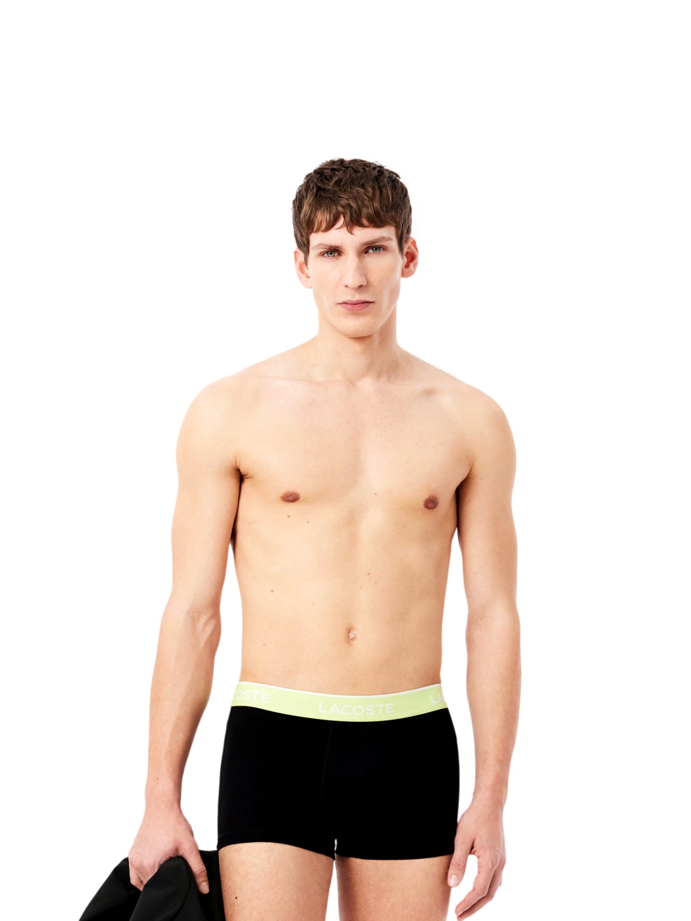 LACOSTE Boxershorts in Zwart: voorkant