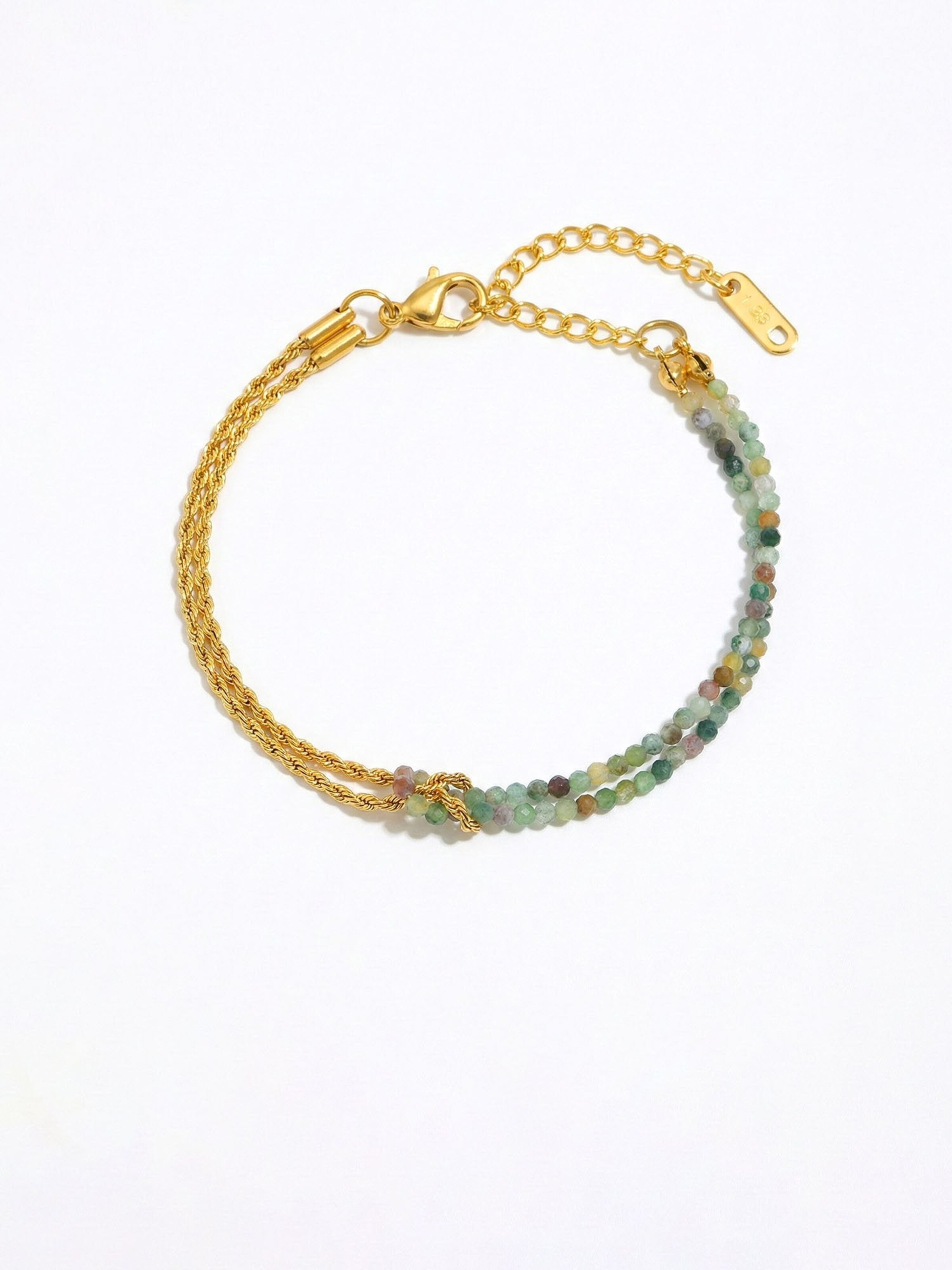 Nemomatheo Armband 'Twist'‌‌‌‌‌‌‌‌‌ in Braun: Vorderseite