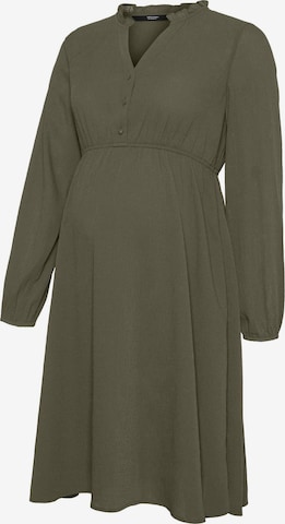 Vero Moda Maternity Kleid 'MAYA' in Grün: Vorderseite