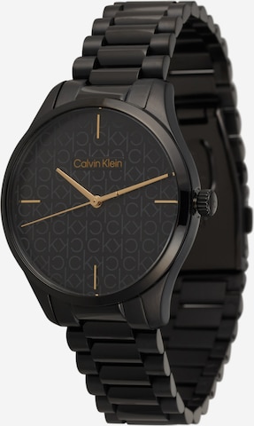 Calvin Klein - Reloj analógico en negro: frente