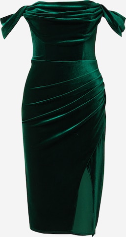 Lipsy - Vestido de gala en verde: frente