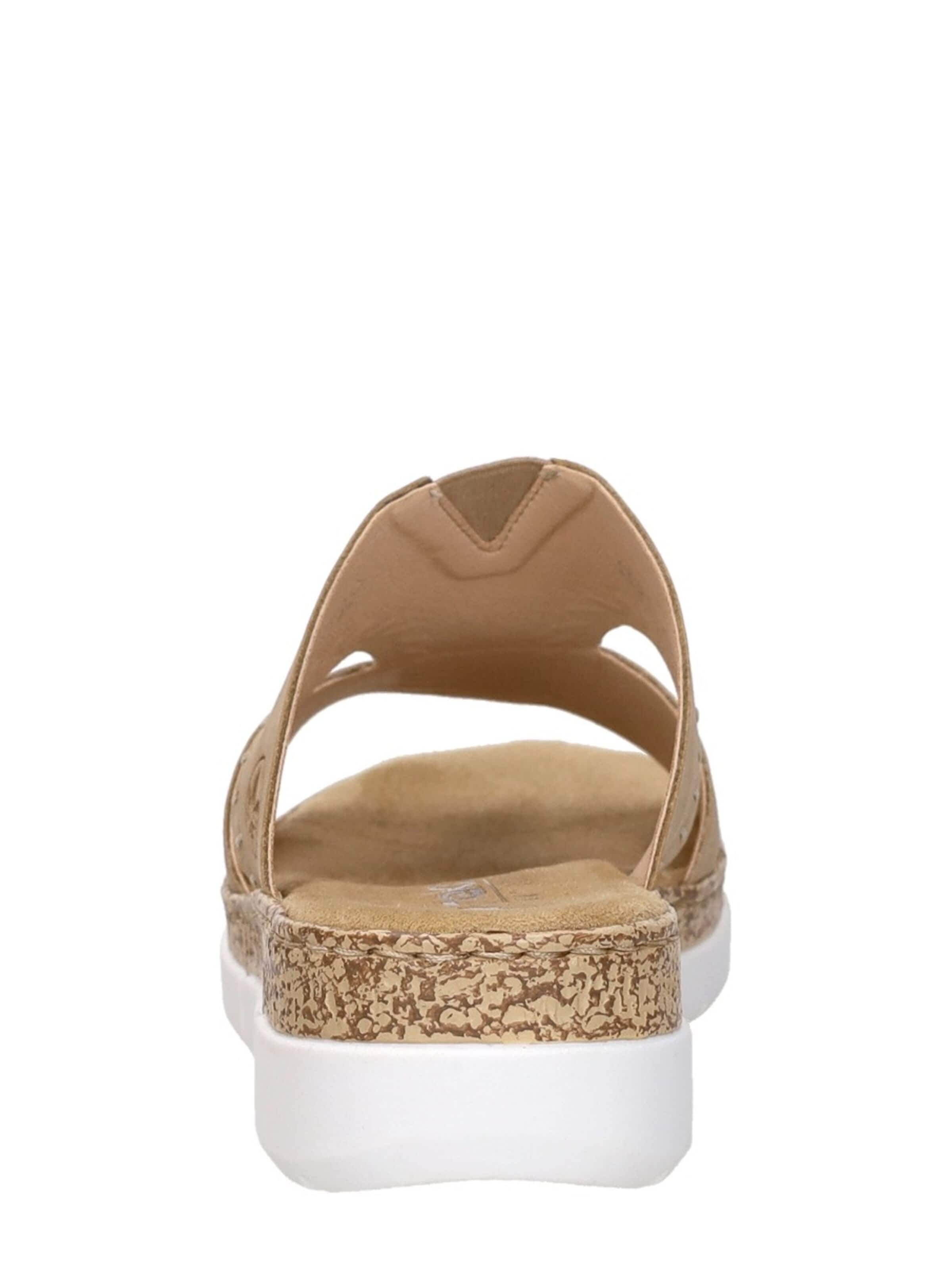 Rieker Muiltjes 'Open Teen' in Beige