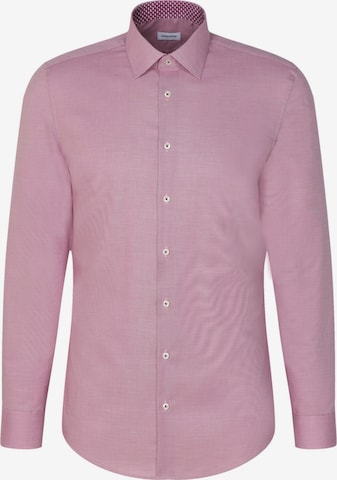 Slim fit Camicia business di SEIDENSTICKER in rosa: frontale