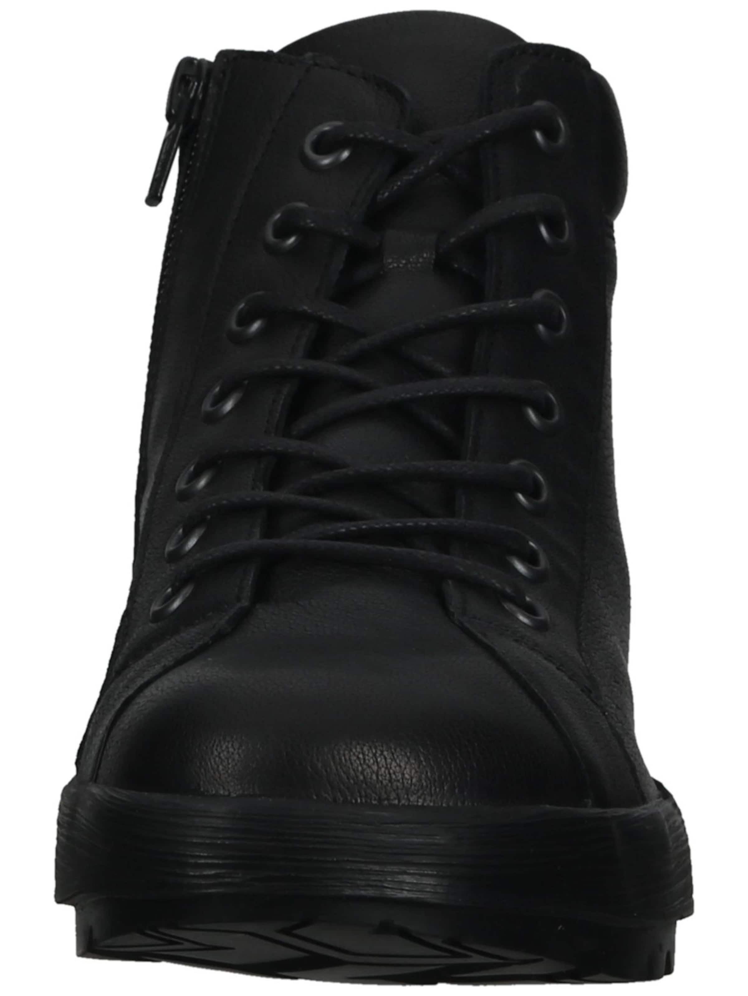 THINK! Lace-Up Ankle Boots in Black