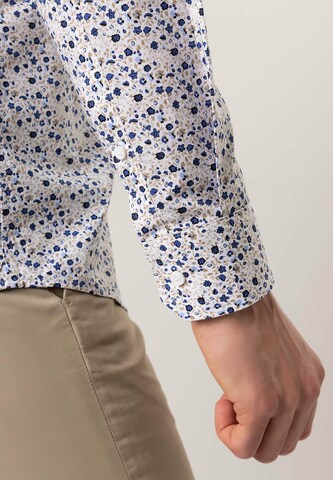 Black Label Shirt Regular Fit Businesshemd 'PRINT' in Blau