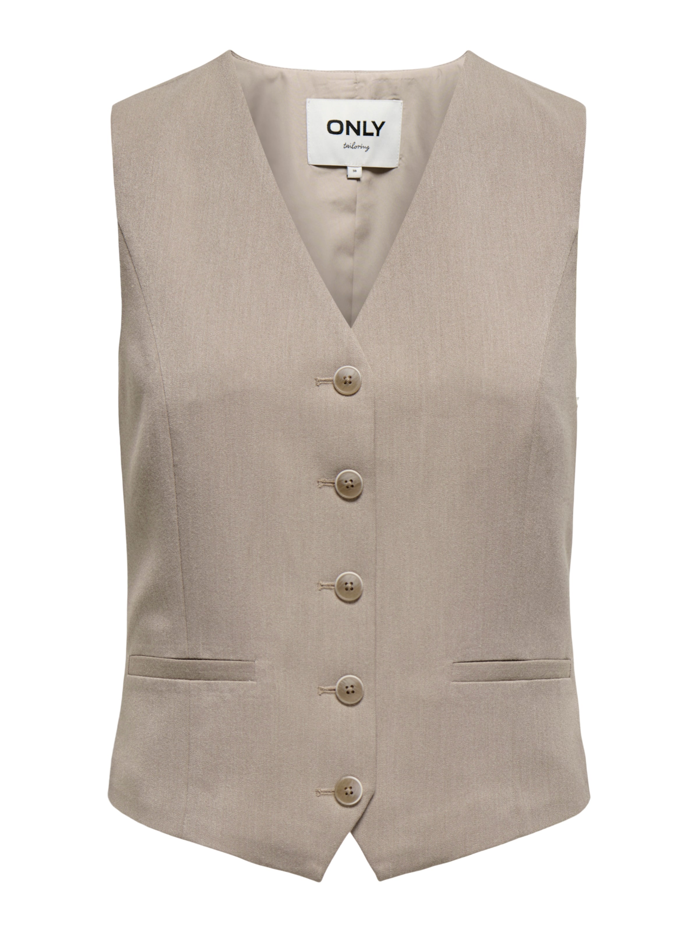 ONLY - Chaleco para traje en gris: frente