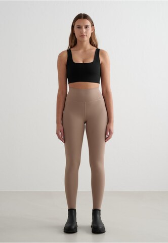 Skinny Leggings Aim'n en marron