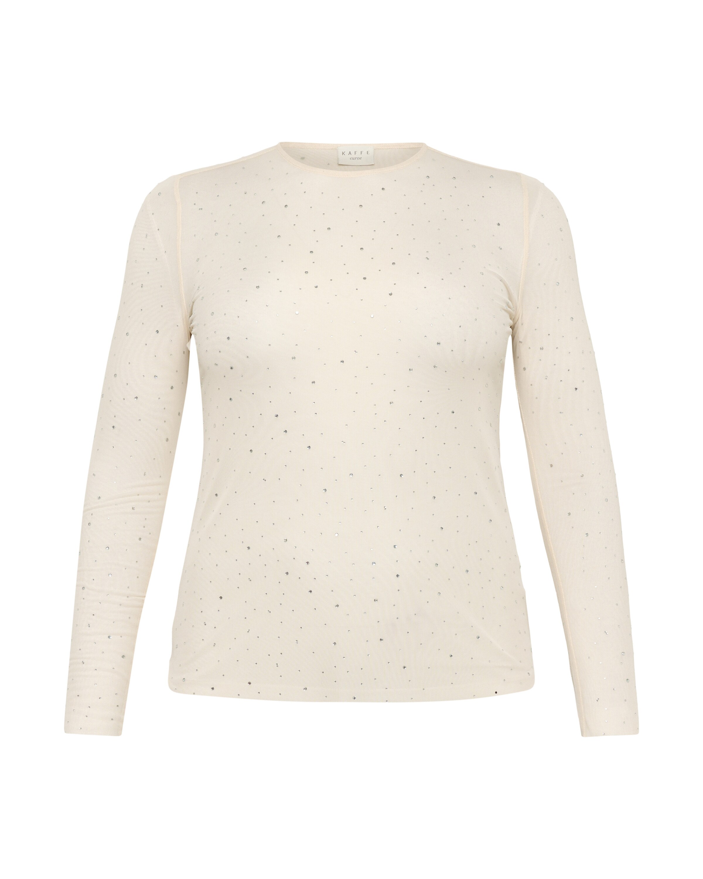 KAFFE CURVE Shirts 'KCTina' i hvid: forside