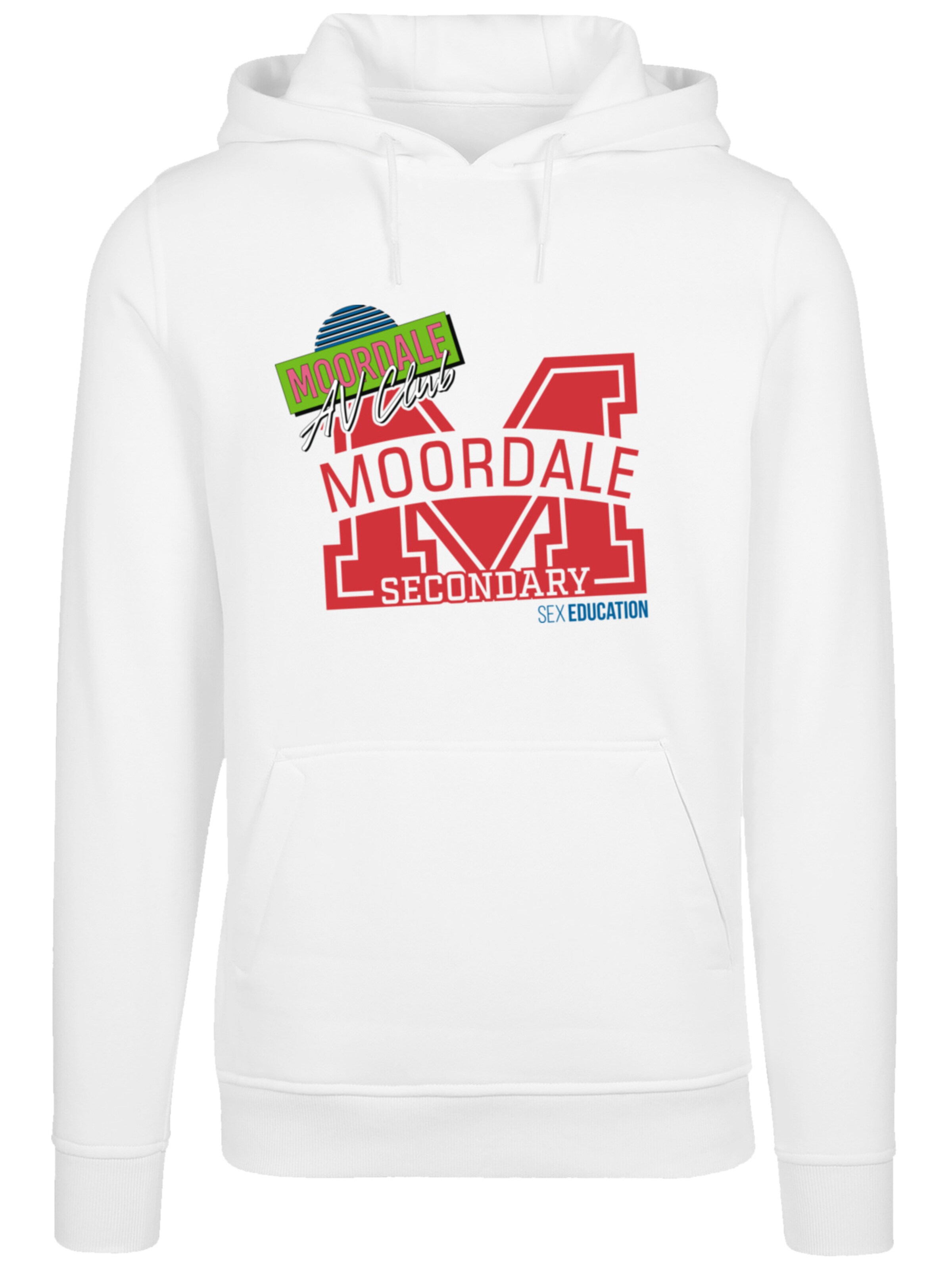 F4NT4STIC Sweatshirt in Weiß: Vorderseite