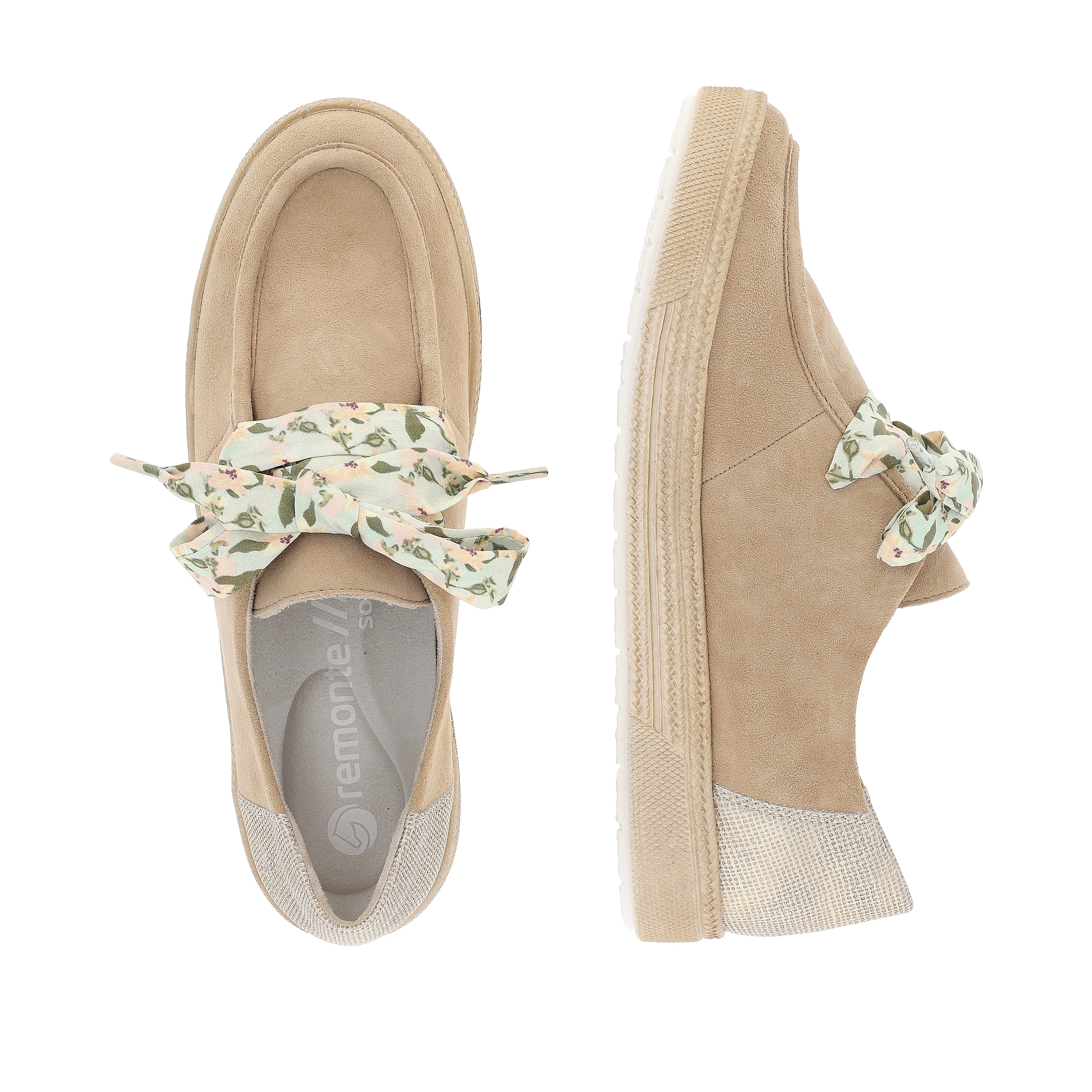 Chaussure basse 'D1F01' REMONTE en beige