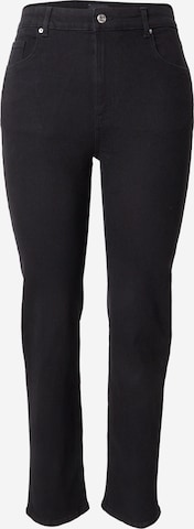 ONLY Carmakoma Regular Farkut 'CARCRUZ' värissä musta: etupuoli