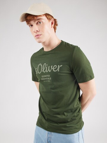 s.Oliver - Camiseta en verde: frente