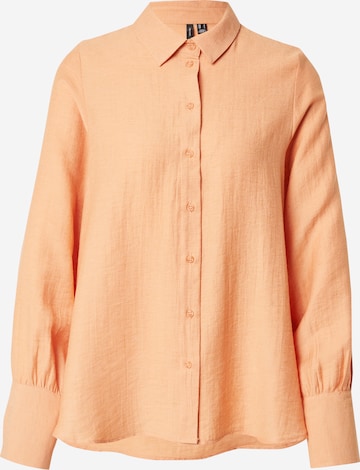 VERO MODA Блуза 'VMFLORA OLGA' в оранжево: отпред