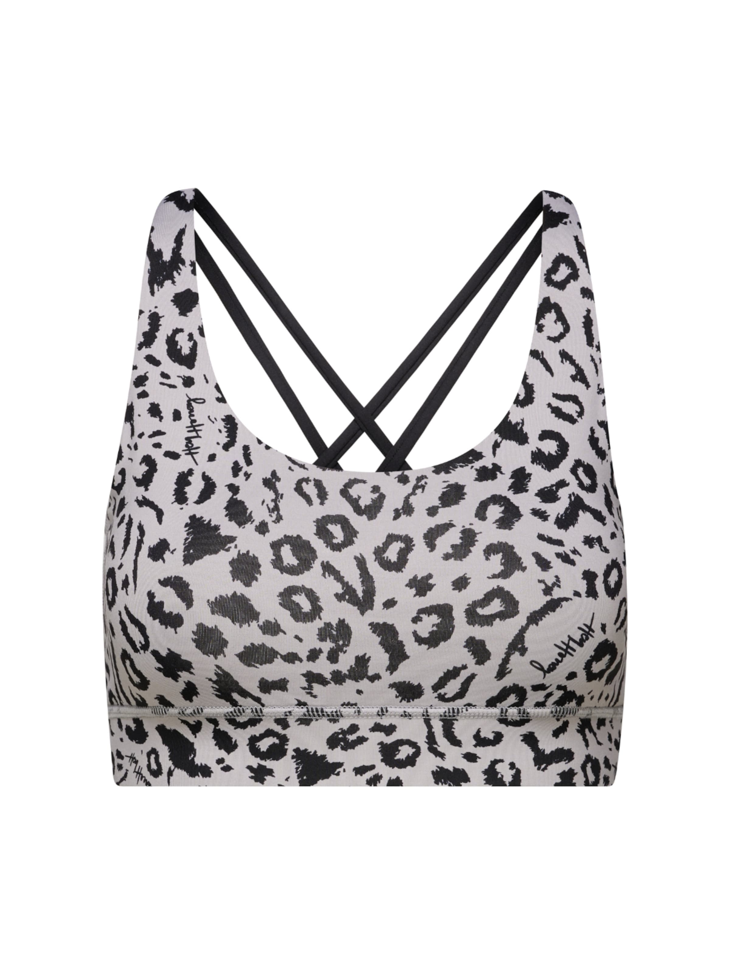 Bustino Reggiseno sportivo 'Criss Cross' di Hey Honey in grigio