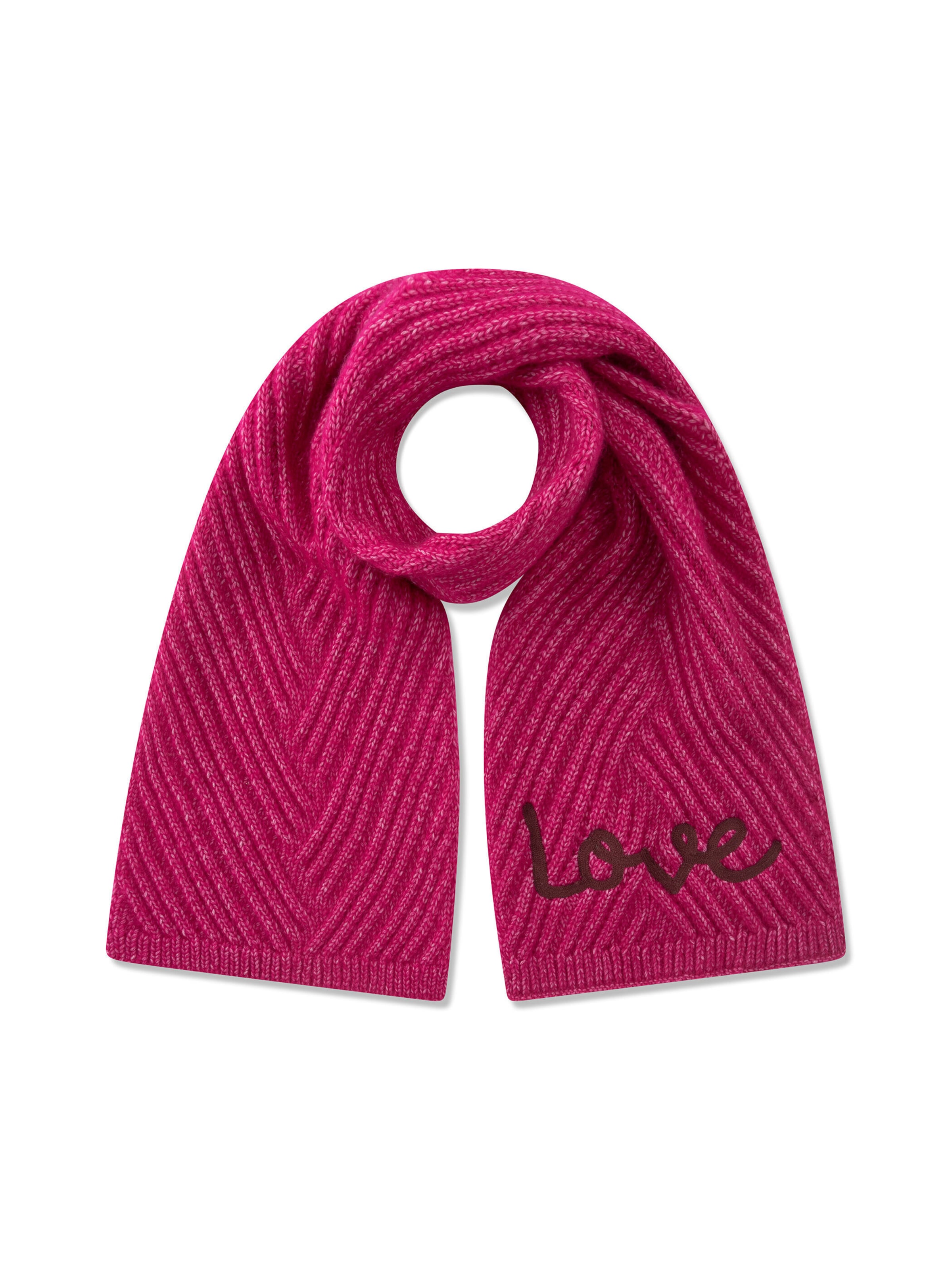 Écharpe CODELLO en rose : devant