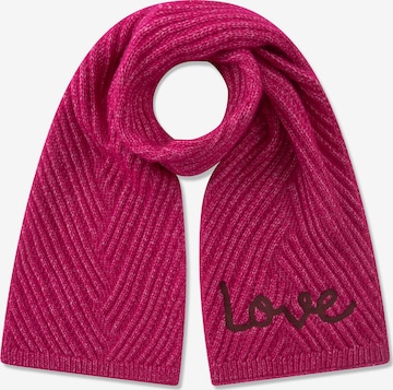 Écharpe CODELLO en rose : devant