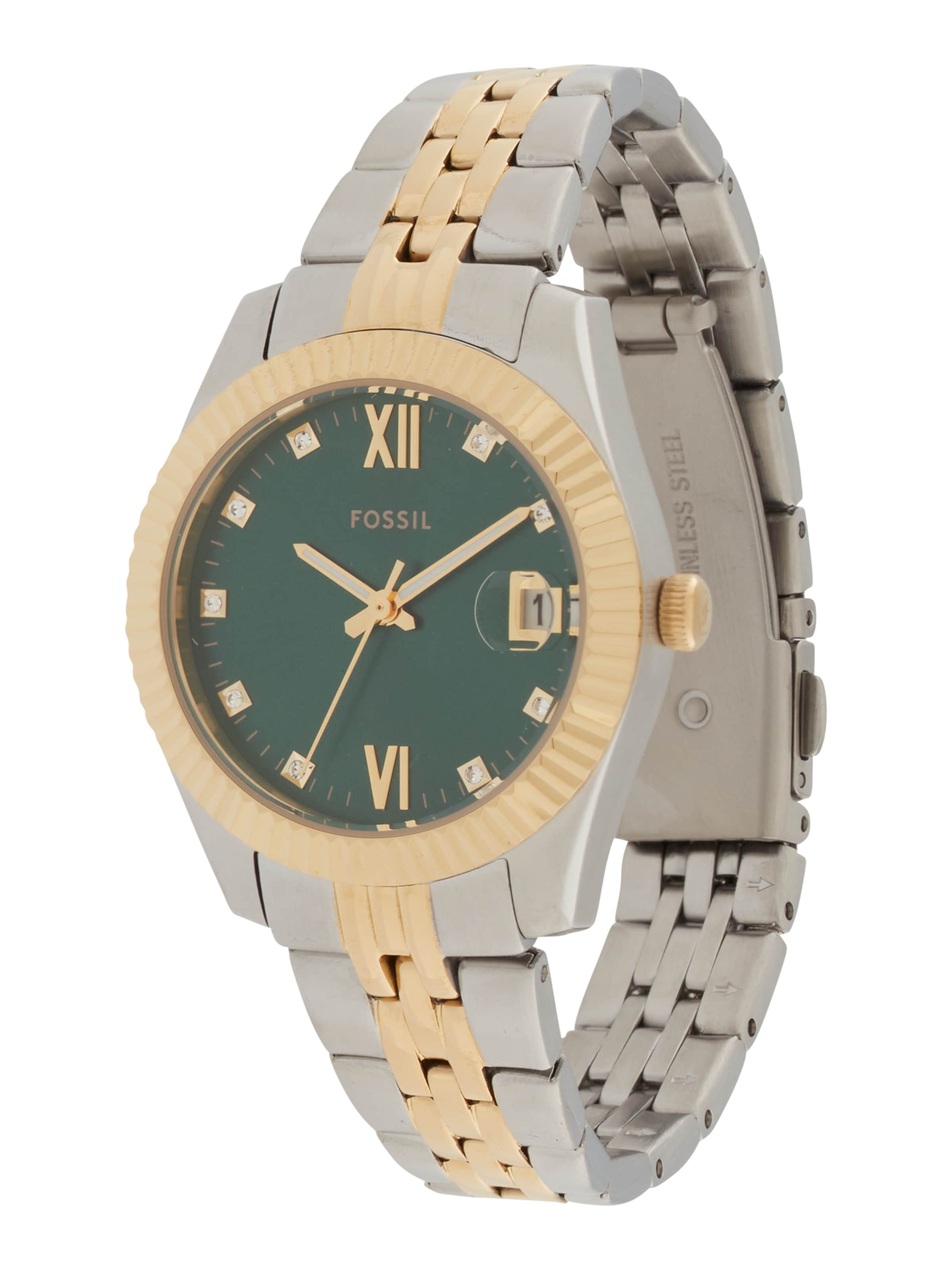 FOSSIL Zegarek analogowy 'SCARLETTE' w kolorze srebrny: przód