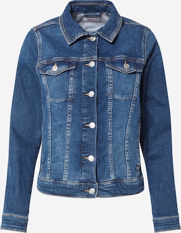 s.Oliver Jacke in Blau: predná strana