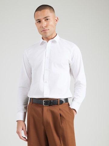 JACK & JONES Slim Fit Hemd 'JWHJOSEPH' in Schwarz: Vorderseite