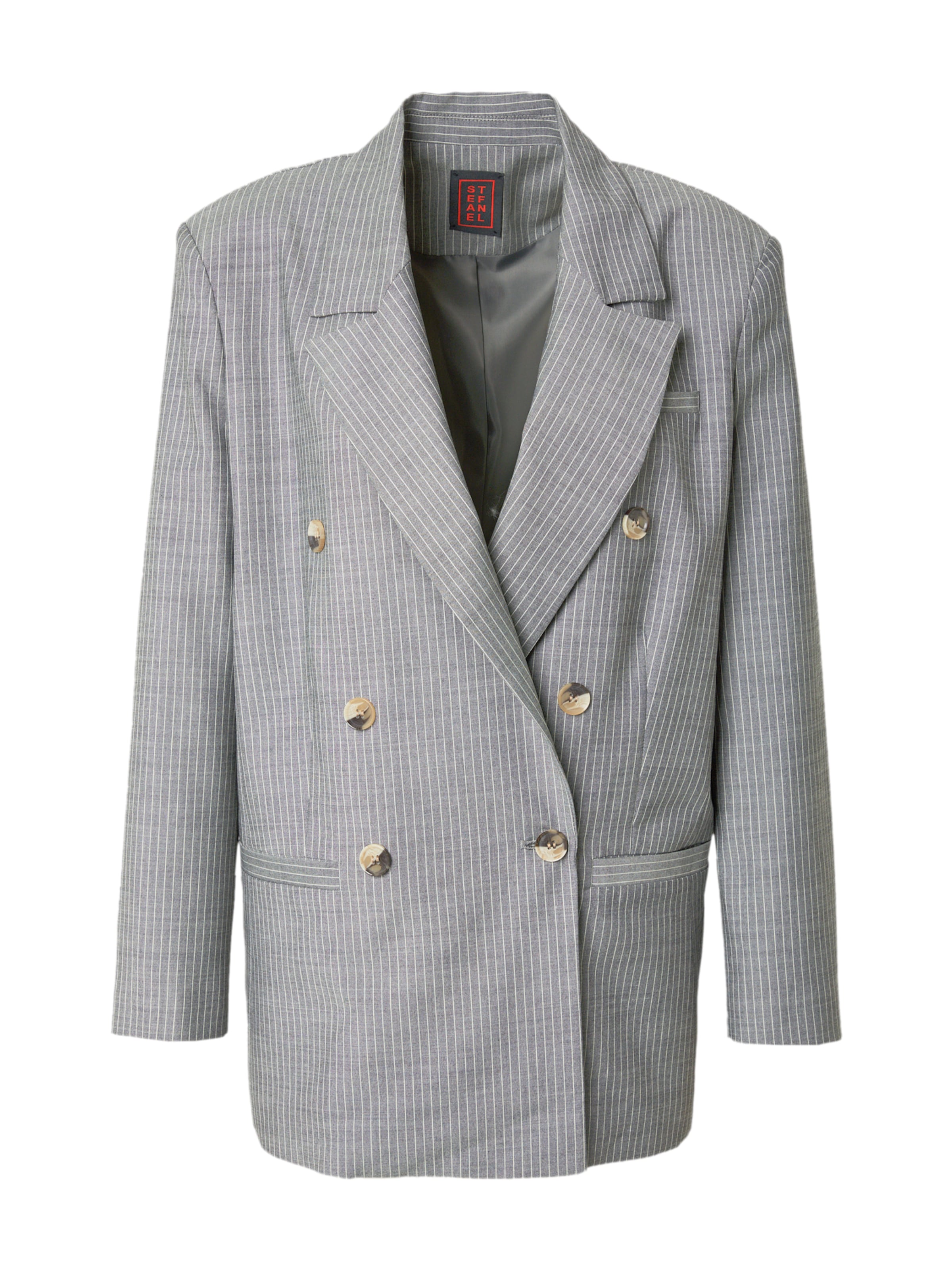 Stefanel Blazer in Grey: front