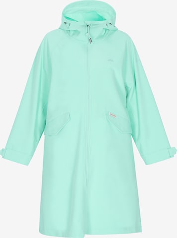 Schmuddelwedda Raincoat 'Functional' in Green: front