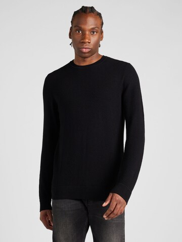 s.Oliver Pullover in Schwarz: Vorderseite