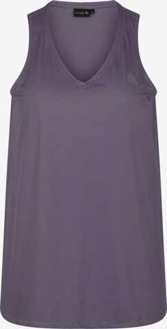 Active by Zizzi Sport top 'Abasic' - lila: elől