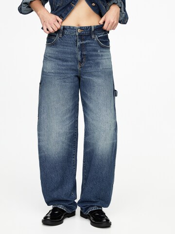 Loosefit Jeans di Pull&Bear in blu: frontale