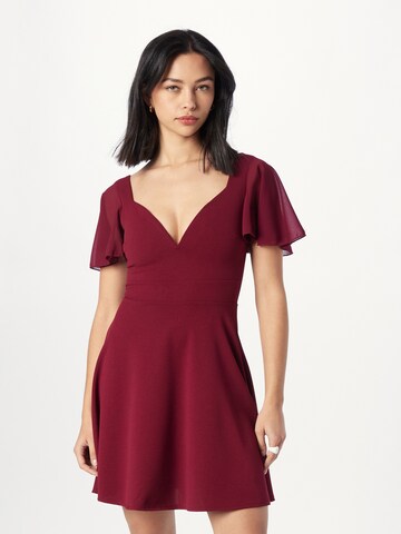 Robe de cocktail 'KARA' WAL G. en rouge : devant