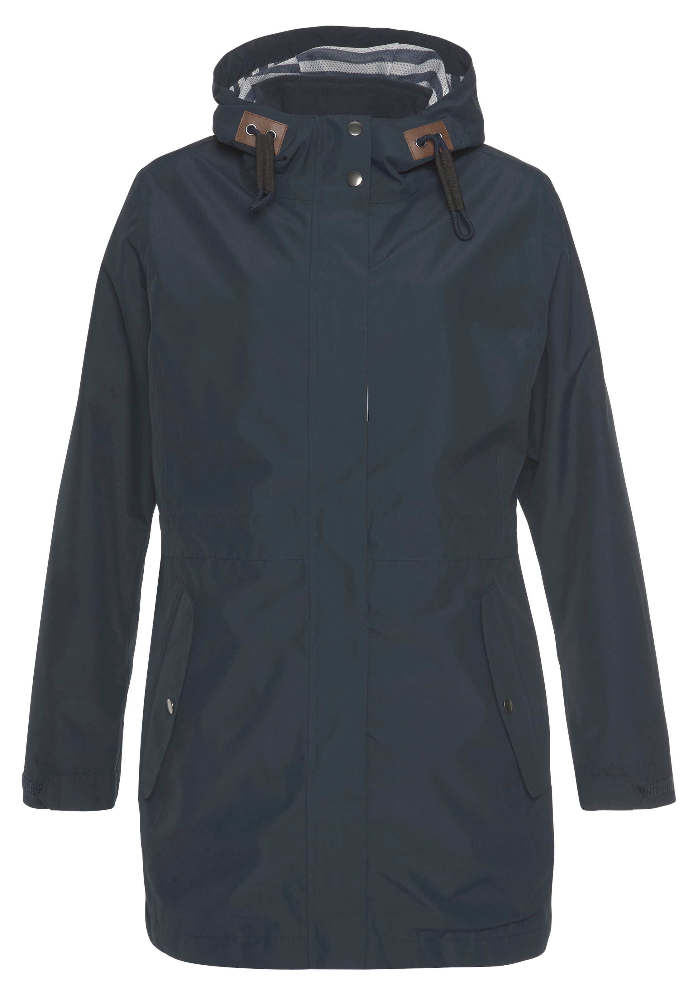 POLARINO Outdoorjacke in Blau: Vorderseite