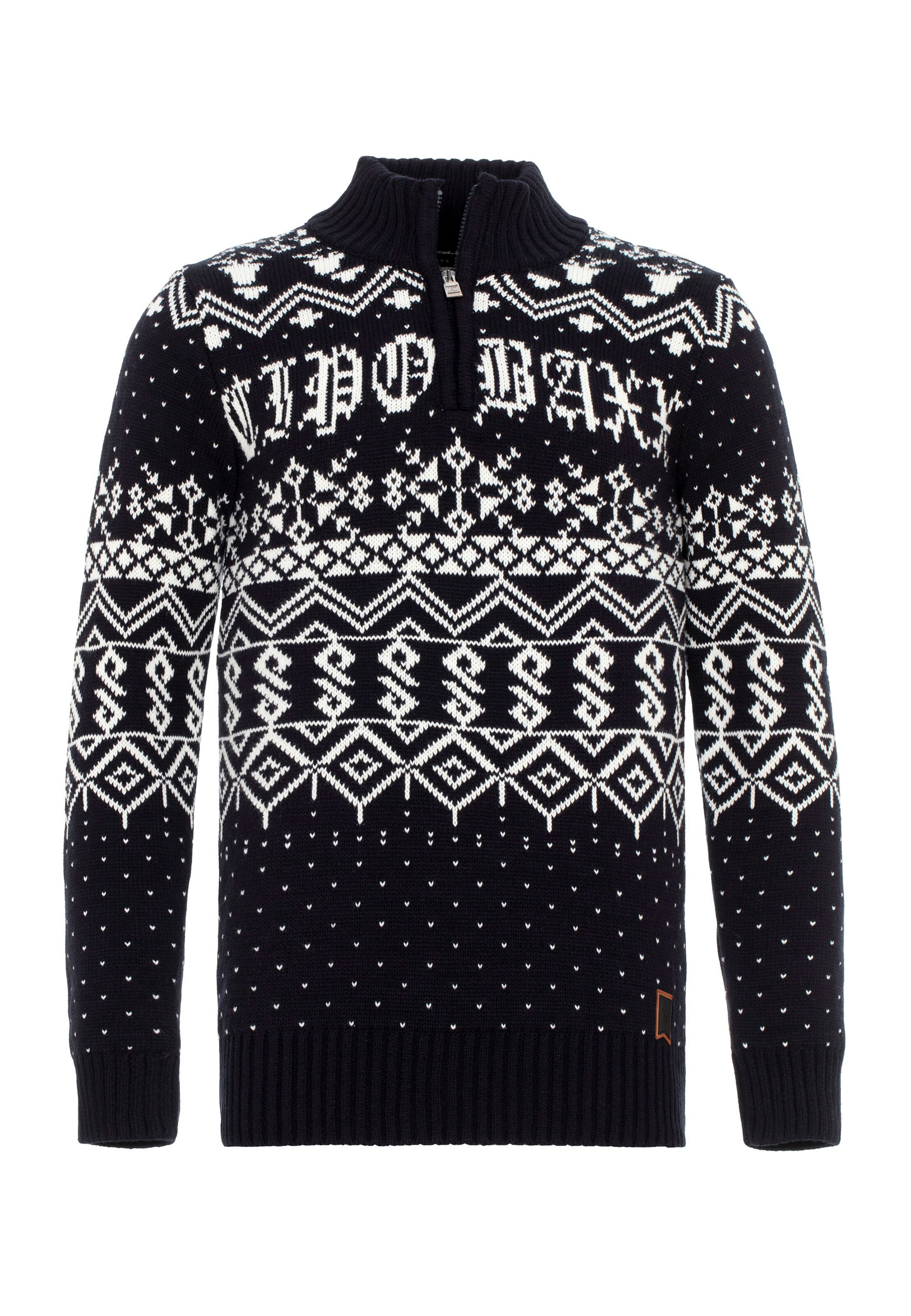 CIPO & BAXX Pullover in Blau: Vorderseite