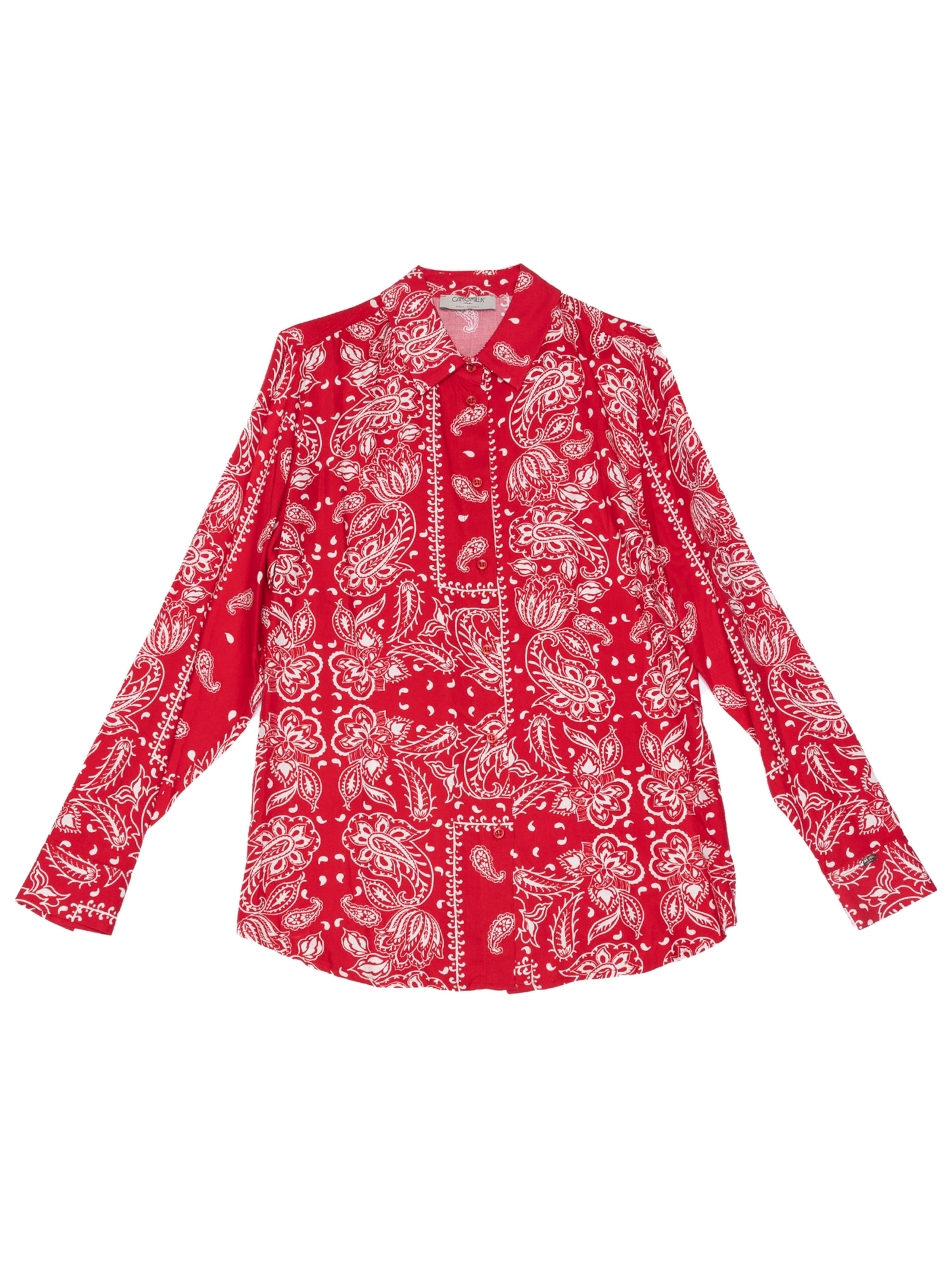 Camicia da donna 'Alessia' di Camomilla Italia in rosso: frontale