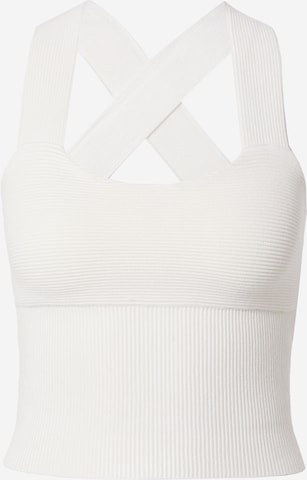 Abercrombie & Fitch Knitted top in White: front