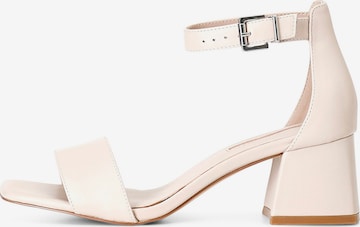 Sandales CAFè NOIR en rose : devant