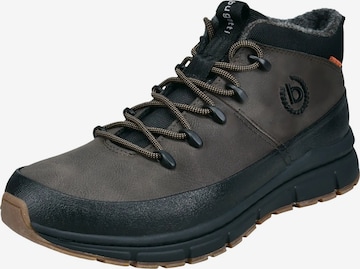 bugattiČizme na vezanje - smeđa boja: prednji dio