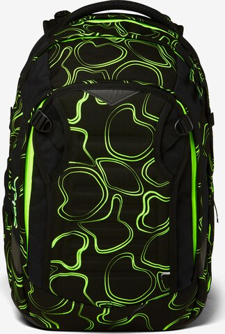 Satch Backpack in Black: front