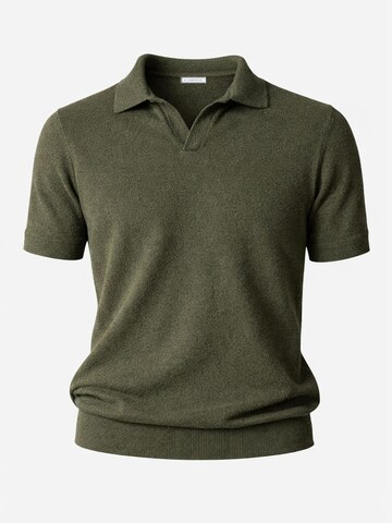 Pull-over Il Lanificio en vert : devant
