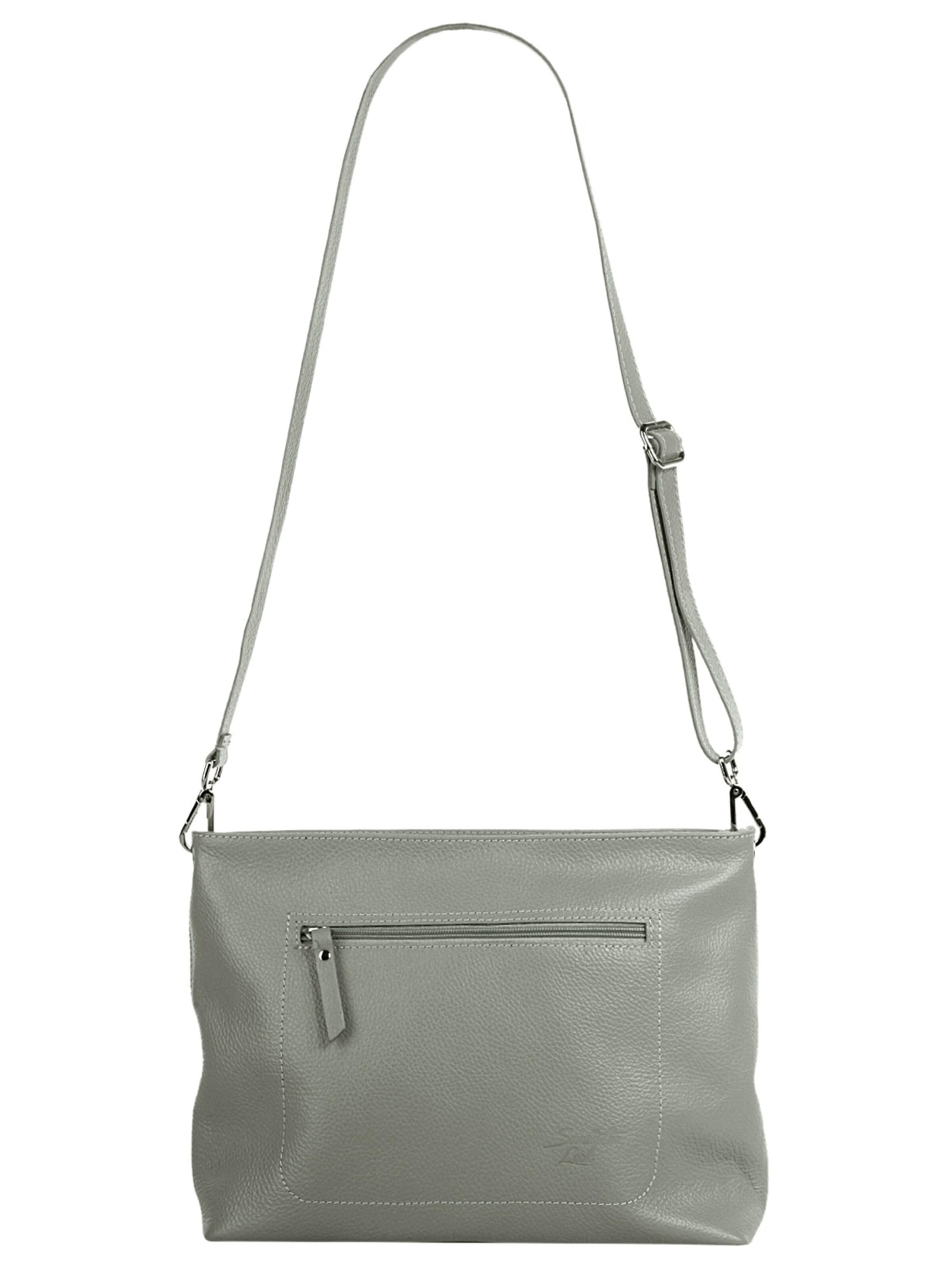 Samantha Look Crossbody Bag in Grey: front