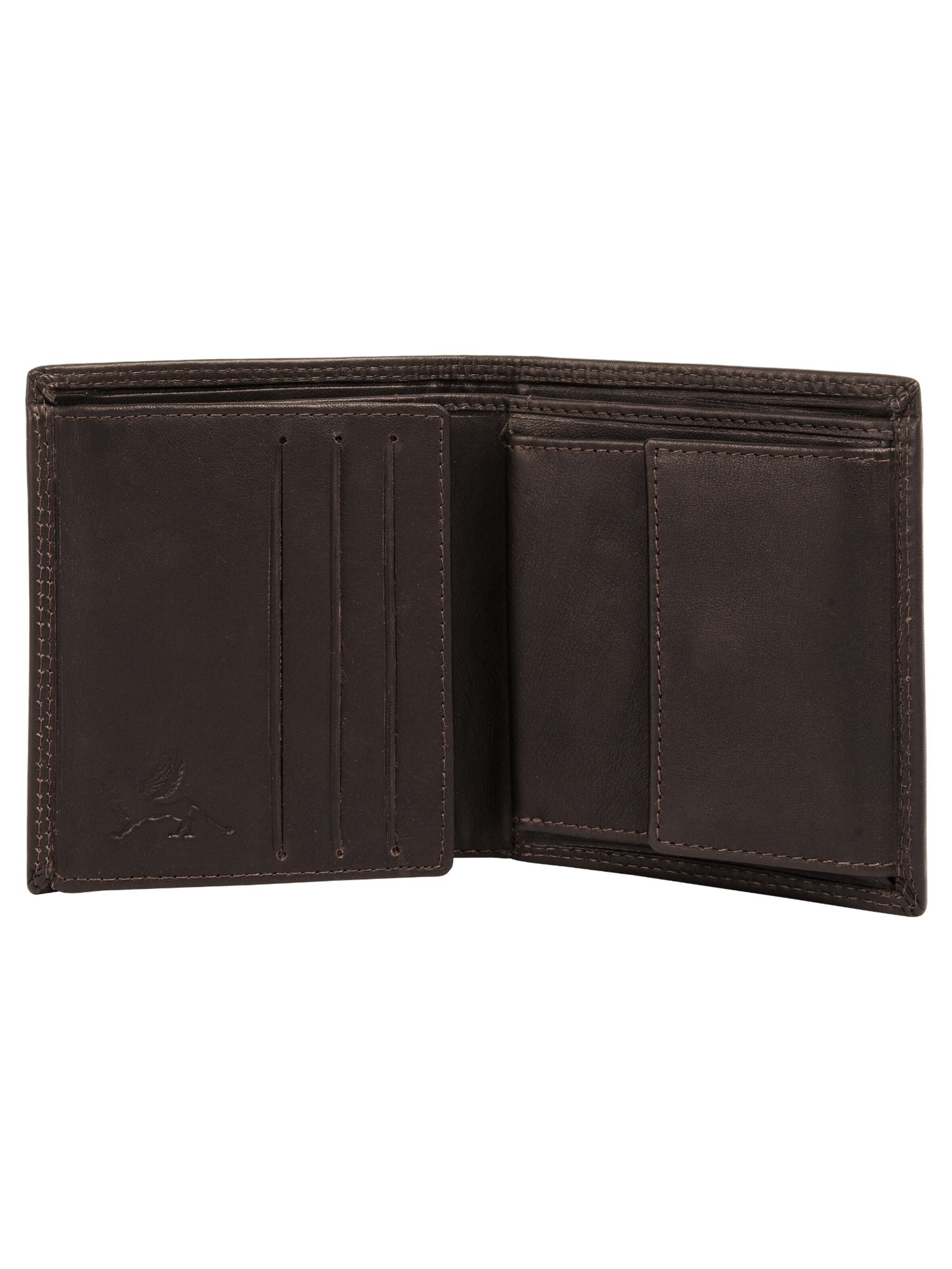 Porte-monnaies 'SUTURA' mano en marron