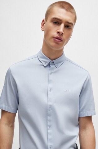 BOSS Regular fit Button Up Shirt 'Motion' in Blue