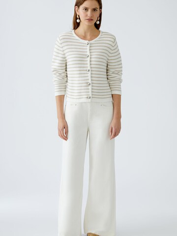 OUI Strickjacke in Beige