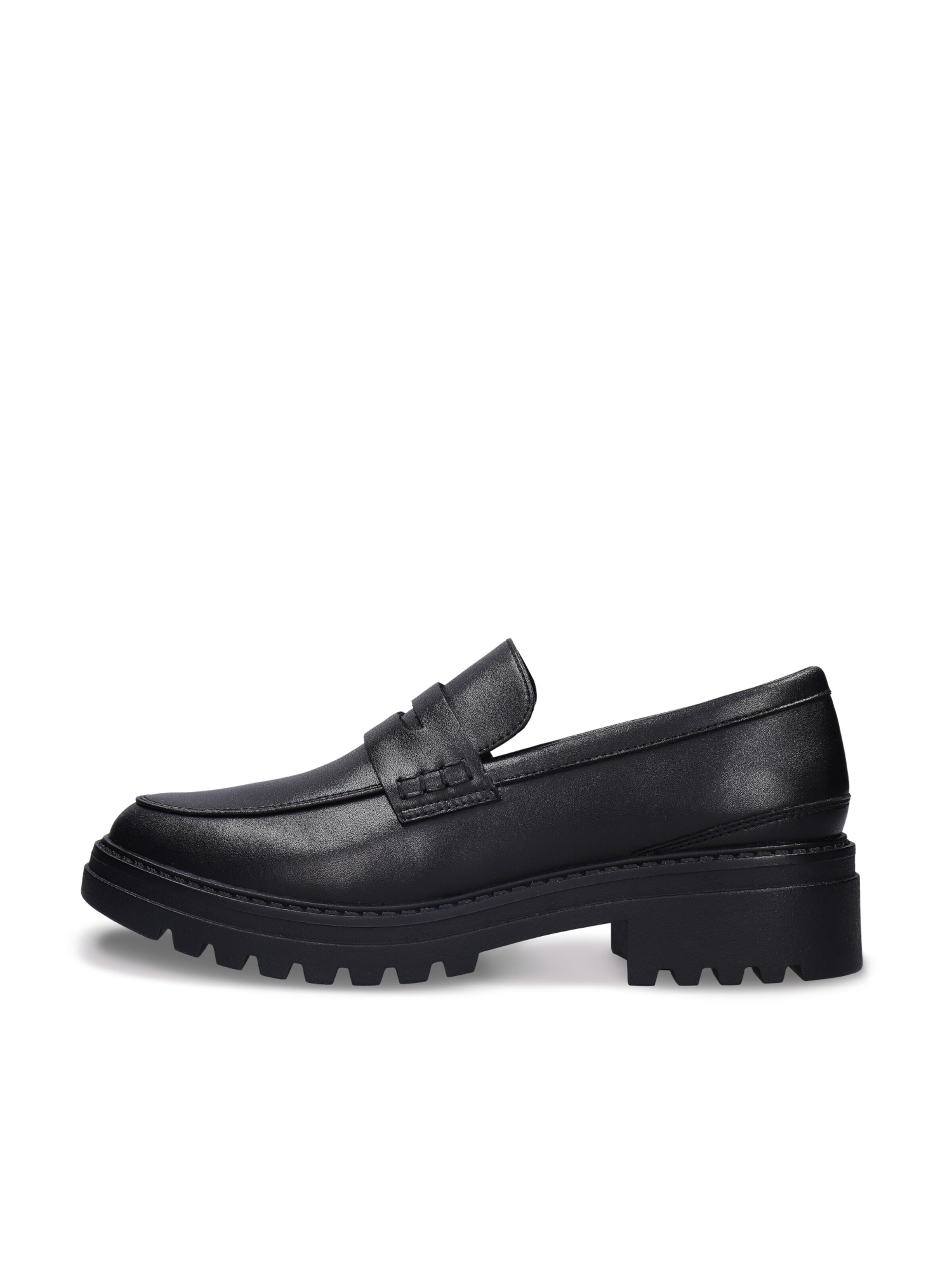 nae Vegan Shoes - Mocasines 'Brenda' en negro: frente