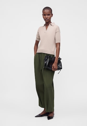 Barrel Pantaloni con pieghe 'BACCA' di Weekend Max Mara in verde