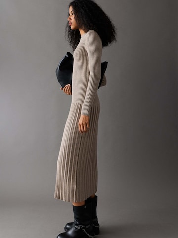 Pepe Jeans Gebreide jurk 'Anna' in Beige