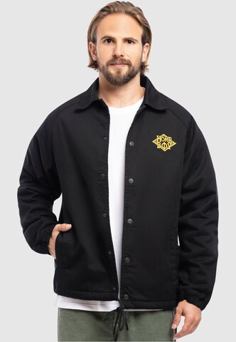 HOMEBOY Between-season jacket in Black: front